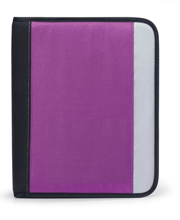plum colored neoprene e-padfolio
