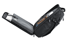 vertical computer messenger bag with tablet compartment