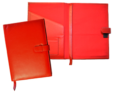 red leather forever junior padfolios