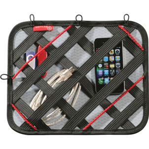 elastic accessory holder straps for a three-ring binder tech holder