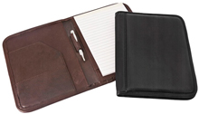 small cowhide leather padfolios